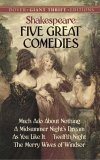 Five Great Comedies Much Ado about Nothing, a Midsummer Night's Dream, as You Like It, Twelfth Night, the Merry Wives of Windsor cover art