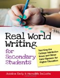 Real World Writing for Secondary Students Teaching the College Admission Essay and Other Gate-Openers for Higher Education cover art