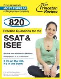 900 Practice Questions for the Upper Level SSAT and ISEE Extra Preparation for an Excellent Score 2014 9780804124867 Front Cover