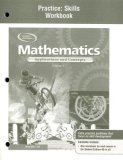 Mathematics: Applications and Concepts, Course 1, Practice Skills Workbook 2003 9780078600869 Front Cover