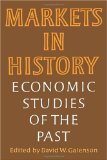 Markets in History Economic Studies of the Past 1990 9780521359870 Front Cover