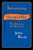 Introducing Semiotics Its History and Doctrine 1982 9780253202871 Front Cover