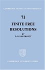 Finite Free Resolutions 2004 9780521604871 Front Cover