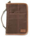 Aviator Bible Cover for Men Zippered, with Handle, Suede, Brown, Extra Large 2009 9780310823872 Front Cover