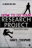 How to Do Your Research Project A Guide for Students in Education and Applied Social Sciences cover art