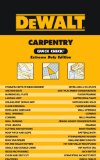 DEWALT Carpentry Quick Check: Extreme Duty Edition 2011 9781111135874 Front Cover