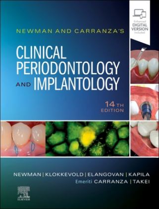 Newman and Carranza's Clinical Periodontology and Implantology 14th 2023 9780323878876 Front Cover