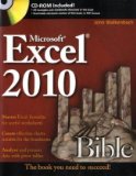 Excel 2010 Bible  cover art