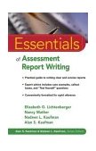 Essentials of Assessment Report Writing  cover art