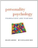 Personality Psychology Foundations and Findings cover art