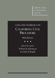 Cases and Materials on California Civil Procedure, 5th 