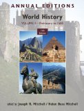Annual Editions: World History, Volume 1: Prehistory To 1500 11th 9780078050879 Front Cover
