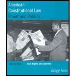 American Constitutional Law Power and Politics 2001 9780395889879 Front Cover