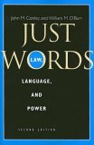 Just Words Law, Language, and Power cover art