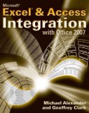 Microsoft Excel and Access Integration With Office 2007 cover art