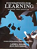 FOUNDATIONS FOR LEARNING       cover art