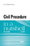 Civil Procedure in a Nutshell:  cover art
