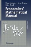 Economists' Mathematical Manual 4th 9783540260882 Front Cover
