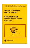 Calculus Two Linear and Nonlinear Functions cover art