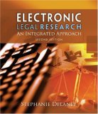 Electronic Legal Research An Integrated Approach 2nd 2008 9781418080884 Front Cover