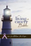 NIV Living with Cancer Bible - Italian Leather Duotone - Navy/Chocolate 2013 9780310431886 Front Cover