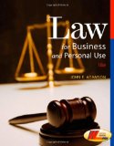 Law for Business and Personal Use 18th 2008 Revised  9780538445887 Front Cover