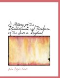 A History of the Establishment and Residence of the Jews in England: 2008 9780554623887 Front Cover