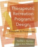 Therapeutic Recreation Program Design Principles and Procedures cover art
