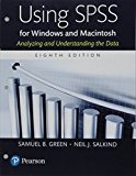 Using Spss for Windows and Macintosh: Books a La Carte Edition  9780134319889 Front Cover