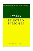 Lysias Selected Speeches cover art