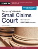 Everybody's Guide to Small Claims Court 14th 9781413316889 Front Cover