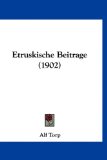Etruskische Beitrage 2009 9781120278890 Front Cover
