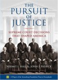 Pursuit of Justice Supreme Court Decisions That Shaped America  9780195311891 Front Cover
