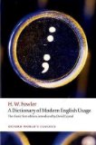 Dictionary of Modern English Usage The Classic First Edition cover art