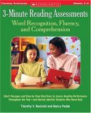 3-Minute Reading Assessments Word Recognition, Fluency, and Comprehension cover art