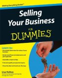 Selling Your Business for Dummies 2008 9780470381892 Front Cover