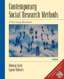 Contemporary Social Research Methods Using MicroCase, InfoTrac Version (with Workbook and Revised CD-ROM) 3rd 2002 Revised  9780534581893 Front Cover