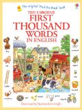 First Thousand Words in English  9781409562894 Front Cover