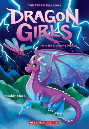Mina the Lightning Dragon (Dragon Girls #14)  9781339019895 Front Cover