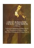 Great Romantic Violin Concertos in Full Score  cover art