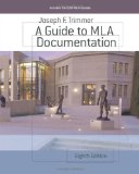 Guide to MLA Documentation 8th 2009 9780618967896 Front Cover