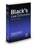 Blacks Law Dictionary:  9780314844897 Front Cover