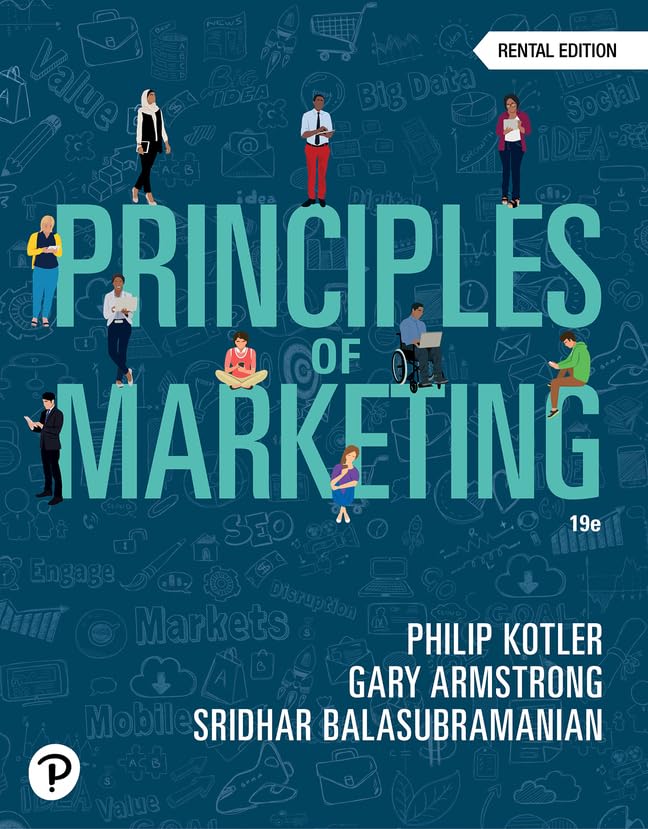 Principles of Marketing  9780137864898 Front Cover