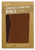 KJV Compact Ultrathin Bible for Teens, Walnut LeatherTouch 2015 9781433617898 Front Cover