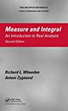 Measure and Integral An Introduction to Real Analysis, Second Edition cover art