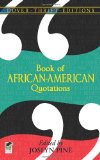 Book of African-American Quotations  9780486475899 Front Cover