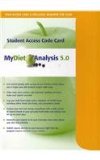 MyDietAnalysis Student Access Code Card 