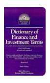 Dictionary of Finance and Investment Terms 5th 9780764107900 Front Cover