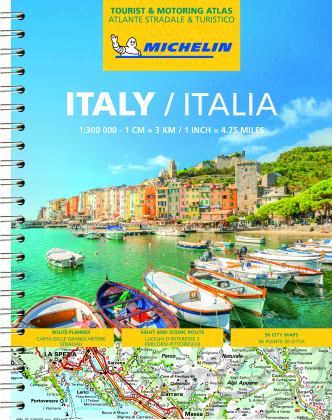 Michelin Italy Road Atlas 19th 2023 9782067257900 Front Cover