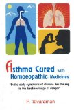 Asthma Cured with Homoeopathic Medicines  9788131907900 Front Cover